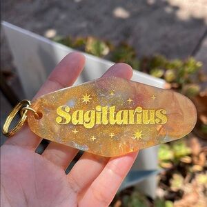 Sagittarius Zodiac Keychain
